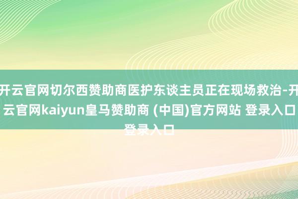 开云官网切尔西赞助商医护东谈主员正在现场救治-开云官网kaiyun皇马赞助商 (中国)官方网站 登录入口